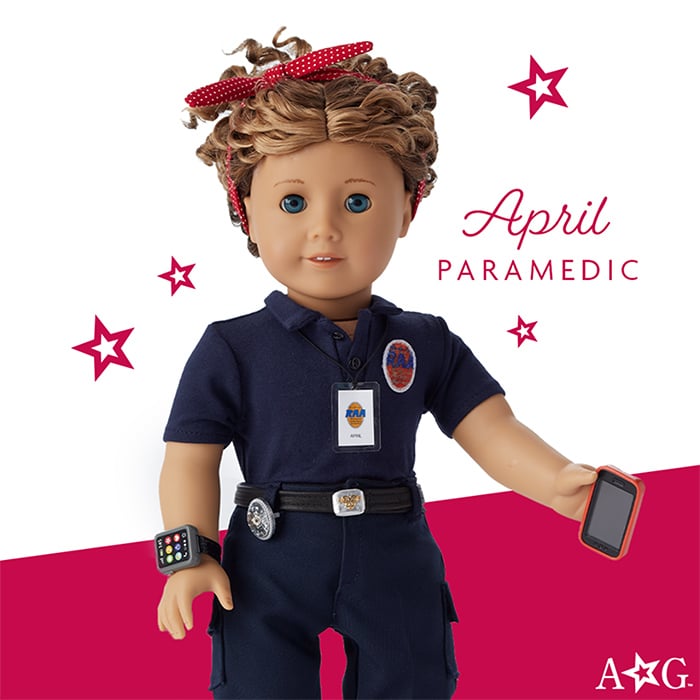 American girl online doll april